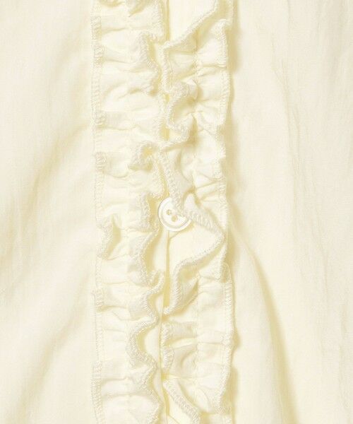 BEAUTY&YOUTH UNITED ARROWS / ビューティー&ユース ユナイテッドアローズ シャツ・ブラウス | 【WEB限定 Wardrobe DAILY MINIMAL】ラッフル Vネックブラウス ウォッシャブル | 詳細8