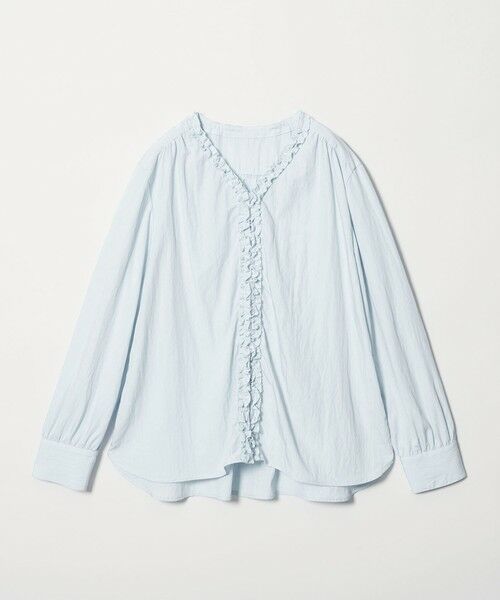 BEAUTY&YOUTH UNITED ARROWS / ビューティー&ユース ユナイテッドアローズ シャツ・ブラウス | 【WEB限定 Wardrobe DAILY MINIMAL】ラッフル Vネックブラウス ウォッシャブル | 詳細24