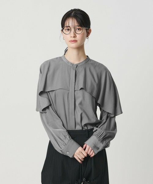 BEAUTY&YOUTH UNITED ARROWS / ビューティー&ユース ユナイテッドアローズ シャツ・ブラウス | 【WEB限定 Wardrobe DAILY MINIMAL】フリルレイヤーブラウス ウォッシャブル | 詳細9