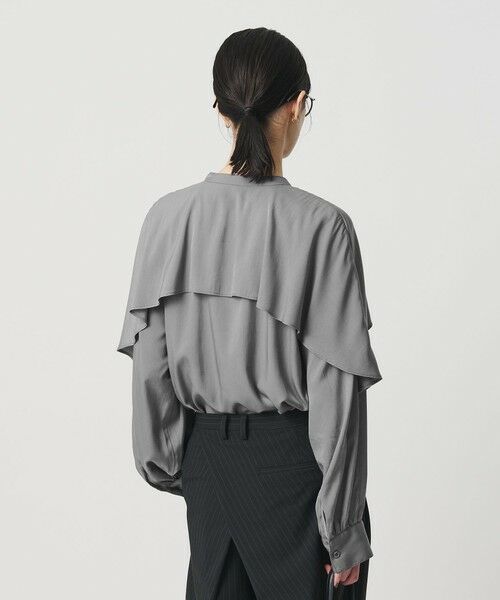 BEAUTY&YOUTH UNITED ARROWS / ビューティー&ユース ユナイテッドアローズ シャツ・ブラウス | 【WEB限定 Wardrobe DAILY MINIMAL】フリルレイヤーブラウス ウォッシャブル | 詳細10