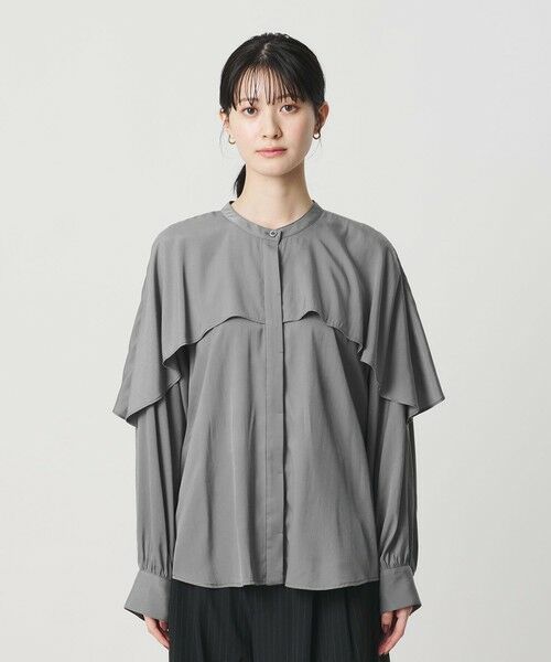 BEAUTY&YOUTH UNITED ARROWS / ビューティー&ユース ユナイテッドアローズ シャツ・ブラウス | 【WEB限定 Wardrobe DAILY MINIMAL】フリルレイヤーブラウス ウォッシャブル | 詳細12