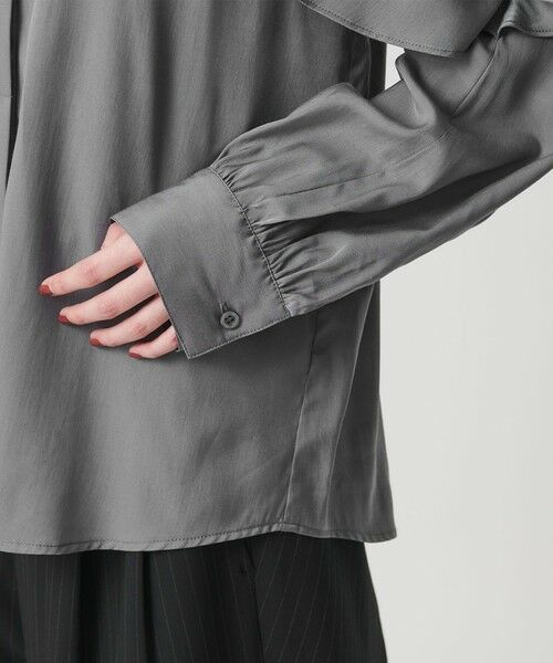 BEAUTY&YOUTH UNITED ARROWS / ビューティー&ユース ユナイテッドアローズ シャツ・ブラウス | 【WEB限定 Wardrobe DAILY MINIMAL】フリルレイヤーブラウス ウォッシャブル | 詳細16