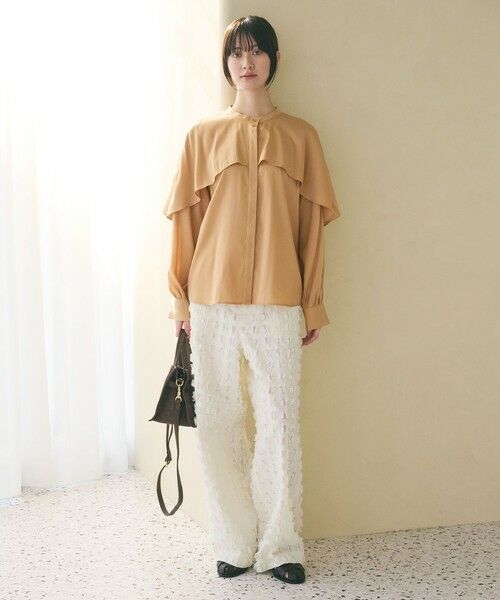 BEAUTY&YOUTH UNITED ARROWS / ビューティー&ユース ユナイテッドアローズ シャツ・ブラウス | 【WEB限定 Wardrobe DAILY MINIMAL】フリルレイヤーブラウス ウォッシャブル | 詳細19