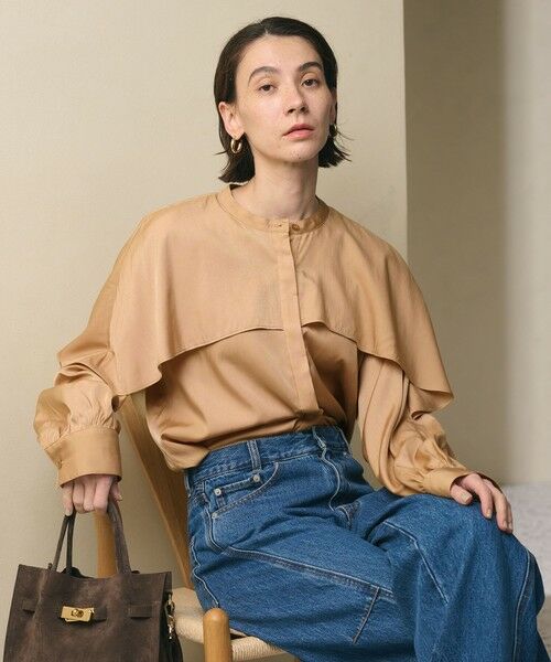 BEAUTY&YOUTH UNITED ARROWS / ビューティー&ユース ユナイテッドアローズ シャツ・ブラウス | 【WEB限定 Wardrobe DAILY MINIMAL】フリルレイヤーブラウス ウォッシャブル | 詳細20