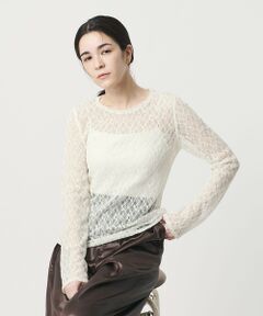 BEAUTY&YOUTH UNITED ARROWS / ビューティー&ユース ユナイテッドアローズ カットソー | フラワーレース プルオーバー