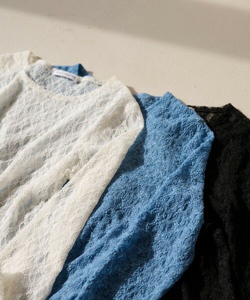 BEAUTY&YOUTH UNITED ARROWS / ビューティー&ユース ユナイテッドアローズ カットソー | フラワーレース プルオーバー | 詳細8