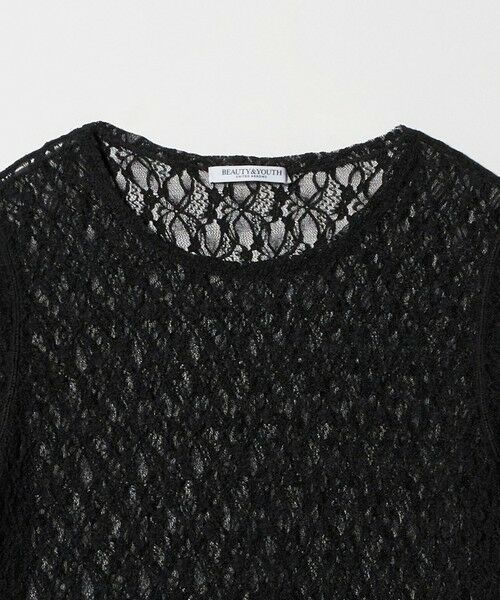 BEAUTY&YOUTH UNITED ARROWS / ビューティー&ユース ユナイテッドアローズ カットソー | フラワーレース プルオーバー | 詳細9