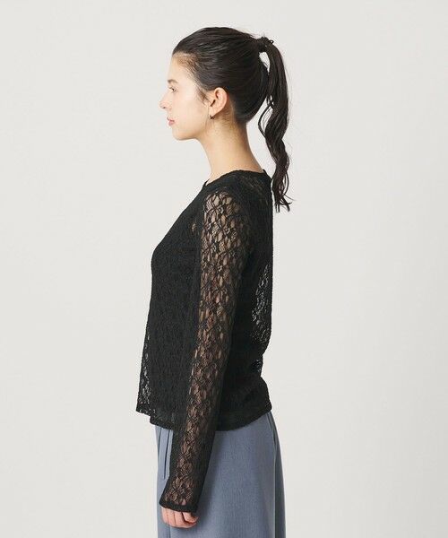 BEAUTY&YOUTH UNITED ARROWS / ビューティー&ユース ユナイテッドアローズ カットソー | フラワーレース プルオーバー | 詳細12