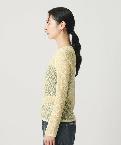 BEAUTY&YOUTH UNITED ARROWS / ビューティー&ユース ユナイテッドアローズ カットソー | フラワーレース プルオーバー | 詳細21