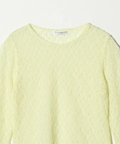 BEAUTY&YOUTH UNITED ARROWS / ビューティー&ユース ユナイテッドアローズ カットソー | フラワーレース プルオーバー | 詳細24