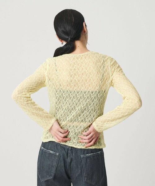 BEAUTY&YOUTH UNITED ARROWS / ビューティー&ユース ユナイテッドアローズ カットソー | フラワーレース プルオーバー | 詳細18
