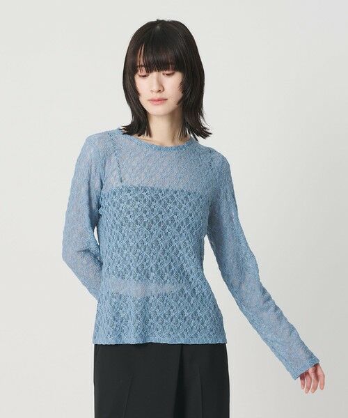 BEAUTY&YOUTH UNITED ARROWS / ビューティー&ユース ユナイテッドアローズ カットソー | フラワーレース プルオーバー | 詳細28