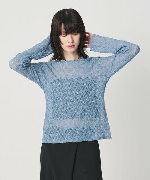 BEAUTY&YOUTH UNITED ARROWS / ビューティー&ユース ユナイテッドアローズ カットソー | フラワーレース プルオーバー | 詳細28