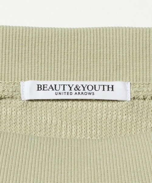 BEAUTY&YOUTH UNITED ARROWS / ビューティー&ユース ユナイテッドアローズ カットソー | クロップド ボートネックプルオーバー | 詳細12