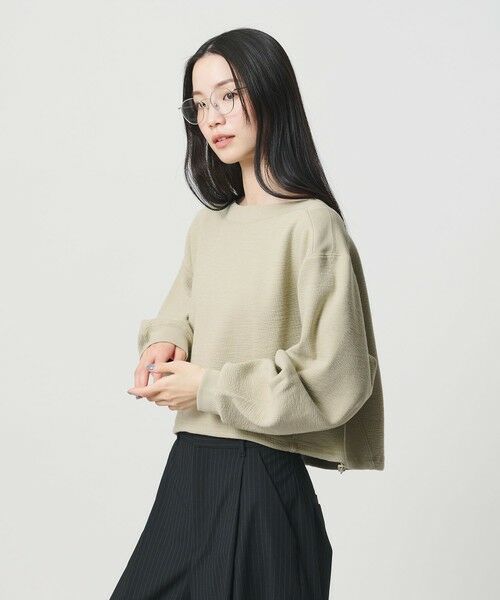 BEAUTY&YOUTH UNITED ARROWS / ビューティー&ユース ユナイテッドアローズ カットソー | クロップド ボートネックプルオーバー | 詳細10