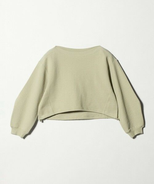 BEAUTY&YOUTH UNITED ARROWS / ビューティー&ユース ユナイテッドアローズ カットソー | クロップド ボートネックプルオーバー（LIME）