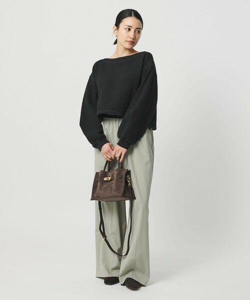 BEAUTY&YOUTH UNITED ARROWS / ビューティー&ユース ユナイテッドアローズ カットソー | クロップド ボートネックプルオーバー | 詳細22