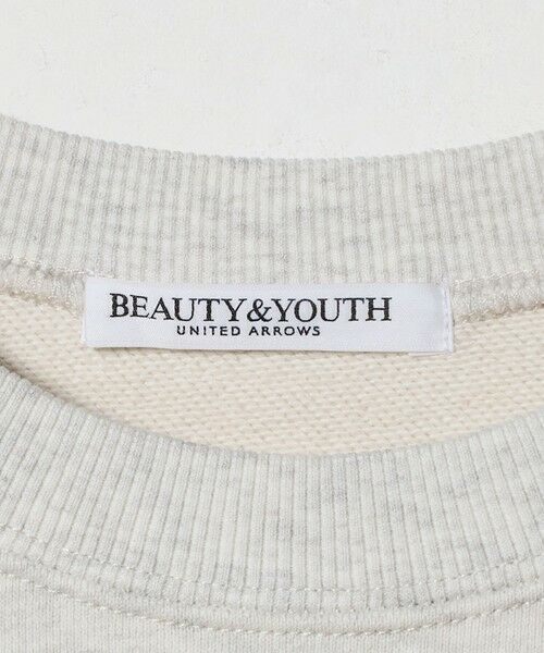 BEAUTY&YOUTH UNITED ARROWS / ビューティー&ユース ユナイテッドアローズ スウェット | コットン裏毛 ロゴスウェット プルオーバー | 詳細9