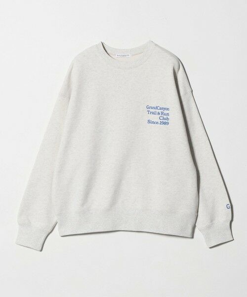 BEAUTY&YOUTH UNITED ARROWS / ビューティー&ユース ユナイテッドアローズ スウェット | コットン裏毛 ロゴスウェット プルオーバー（LT.GRAY）