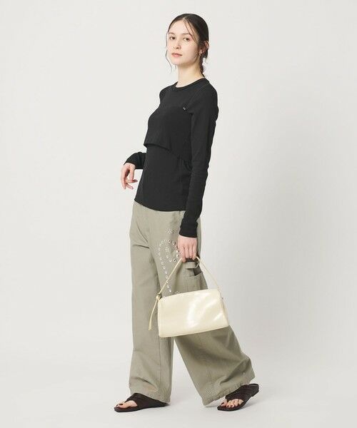 BEAUTY&YOUTH UNITED ARROWS / ビューティー&ユース ユナイテッドアローズ カットソー | コットンポリウレタン ロングスリーブカットソー&バンドゥ | 詳細2