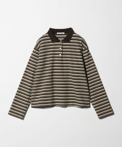 BEAUTY&YOUTH UNITED ARROWS / ビューティー&ユース ユナイテッドアローズ カットソー | コットンボーダー ポロカラー プルオーバー