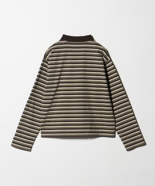 BEAUTY&YOUTH UNITED ARROWS / ビューティー&ユース ユナイテッドアローズ カットソー | コットンボーダー ポロカラー プルオーバー | 詳細1