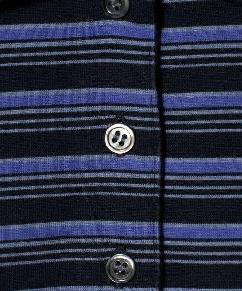 BEAUTY&YOUTH UNITED ARROWS / ビューティー&ユース ユナイテッドアローズ カットソー | コットンボーダー ポロカラー プルオーバー | 詳細7