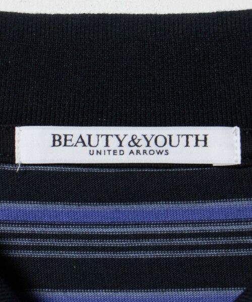 BEAUTY&YOUTH UNITED ARROWS / ビューティー&ユース ユナイテッドアローズ カットソー | コットンボーダー ポロカラー プルオーバー | 詳細9