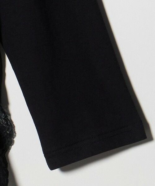 BEAUTY&YOUTH UNITED ARROWS / ビューティー&ユース ユナイテッドアローズ カットソー | レースドッキング　ロングスリーブTシャツ | 詳細24