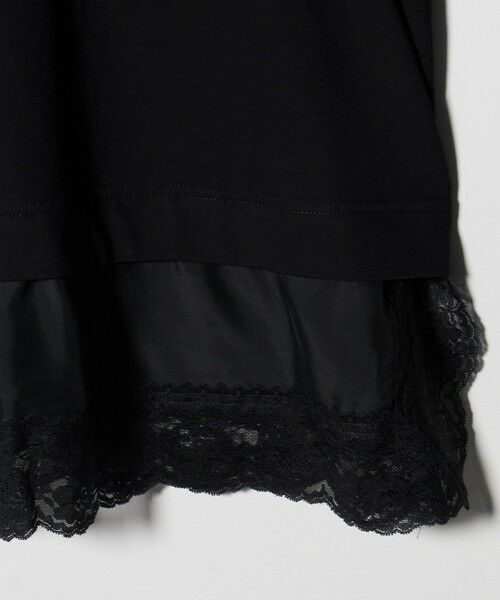 BEAUTY&YOUTH UNITED ARROWS / ビューティー&ユース ユナイテッドアローズ カットソー | レースドッキング　ロングスリーブTシャツ | 詳細8