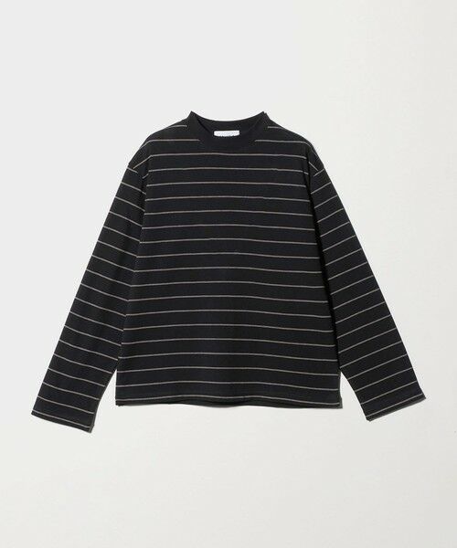 BEAUTY&YOUTH UNITED ARROWS / ビューティー&ユース ユナイテッドアローズ Tシャツ | コットンポリエステル ボーダー ロングスリーブTシャツ | 詳細4