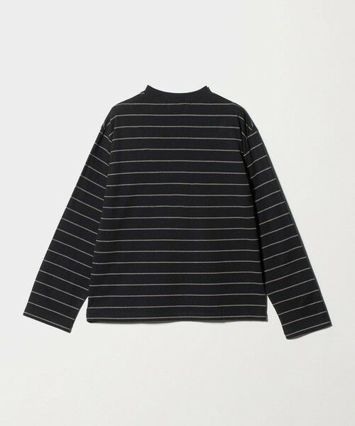 BEAUTY&YOUTH UNITED ARROWS / ビューティー&ユース ユナイテッドアローズ Tシャツ | コットンポリエステル ボーダー ロングスリーブTシャツ | 詳細5