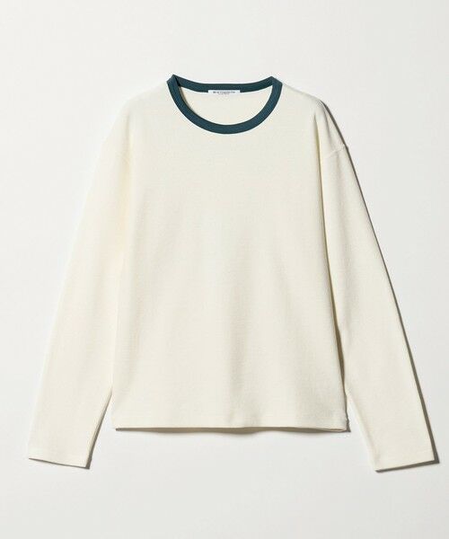 BEAUTY&YOUTH UNITED ARROWS / ビューティー&ユース ユナイテッドアローズ カットソー | パイル リンガー ロングスリーブTシャツ（OFF WHITE）