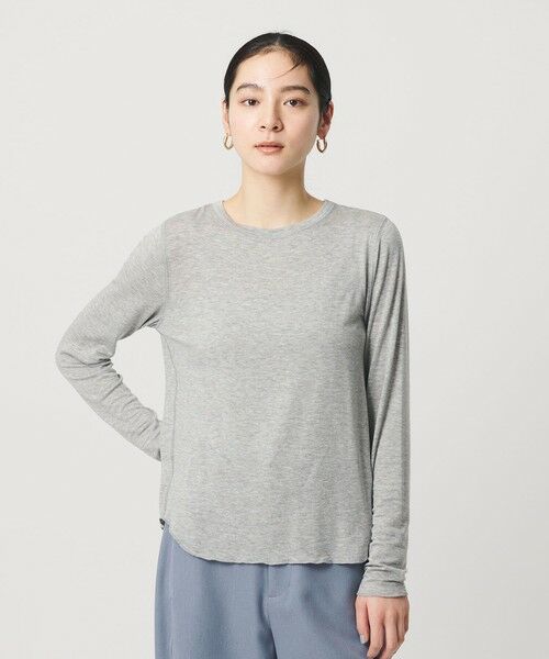 BEAUTY&YOUTH UNITED ARROWS / ビューティー&ユース ユナイテッドアローズ カットソー | セルロースブレンド クルーネックカットソー | 詳細10
