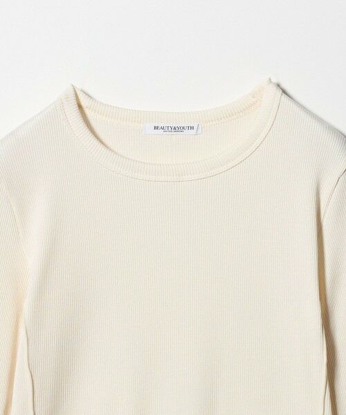 BEAUTY&YOUTH UNITED ARROWS / ビューティー&ユース ユナイテッドアローズ カットソー | ポリエステルコットンテレコ メローステッチ クルーネックカットソー | 詳細2