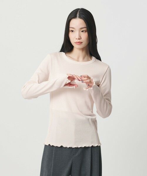 BEAUTY&YOUTH UNITED ARROWS / ビューティー&ユース ユナイテッドアローズ カットソー | ポリエステルコットンテレコ メローステッチ クルーネックカットソー | 詳細8