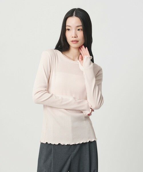 BEAUTY&YOUTH UNITED ARROWS / ビューティー&ユース ユナイテッドアローズ カットソー | ポリエステルコットンテレコ メローステッチ クルーネックカットソー | 詳細9