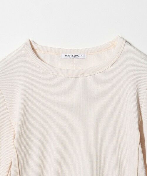BEAUTY&YOUTH UNITED ARROWS / ビューティー&ユース ユナイテッドアローズ カットソー | ポリエステルコットンテレコ メローステッチ クルーネックカットソー | 詳細15