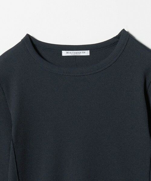BEAUTY&YOUTH UNITED ARROWS / ビューティー&ユース ユナイテッドアローズ カットソー | ポリエステルコットンテレコ メローステッチ クルーネックカットソー | 詳細21