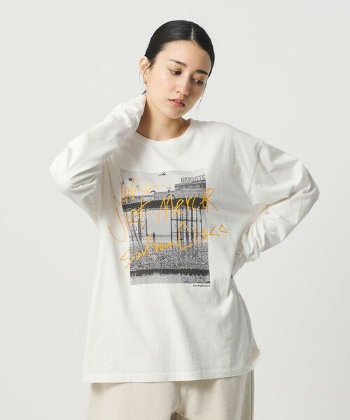 BEAUTY&YOUTH UNITED ARROWS / ビューティー&ユース ユナイテッドアローズ Tシャツ | 【別注】＜J.Jmercer＞プリント ロングスリーブTシャツ | 詳細1