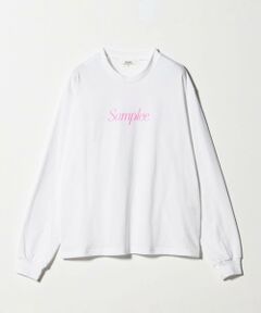 BEAUTY&YOUTH UNITED ARROWS / ビューティー&ユース ユナイテッドアローズ Tシャツ | 【別注】＜Samplee＞プリント ロングスリーブTシャツ