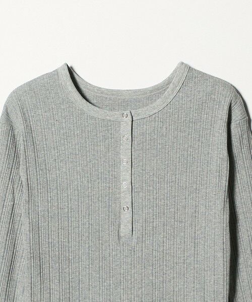 BEAUTY&YOUTH UNITED ARROWS / ビューティー&ユース ユナイテッドアローズ カットソー | 【WEB限定】ランダムリブ ヘンリーネック スナッププルオーバー | 詳細2