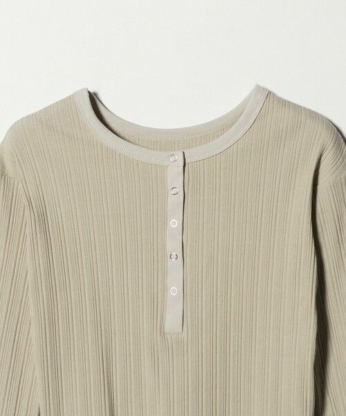 BEAUTY&YOUTH UNITED ARROWS / ビューティー&ユース ユナイテッドアローズ カットソー | 【WEB限定】ランダムリブ ヘンリーネック スナッププルオーバー | 詳細7