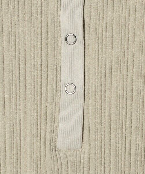 BEAUTY&YOUTH UNITED ARROWS / ビューティー&ユース ユナイテッドアローズ カットソー | 【WEB限定】ランダムリブ ヘンリーネック スナッププルオーバー | 詳細8