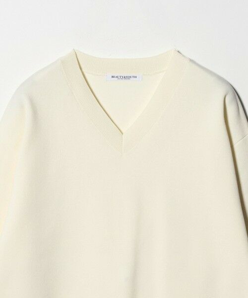 BEAUTY&YOUTH UNITED ARROWS / ビューティー&ユース ユナイテッドアローズ ニット・セーター | コットンブレンド Vネックニットプルオーバー ウォッシャブル | 詳細2
