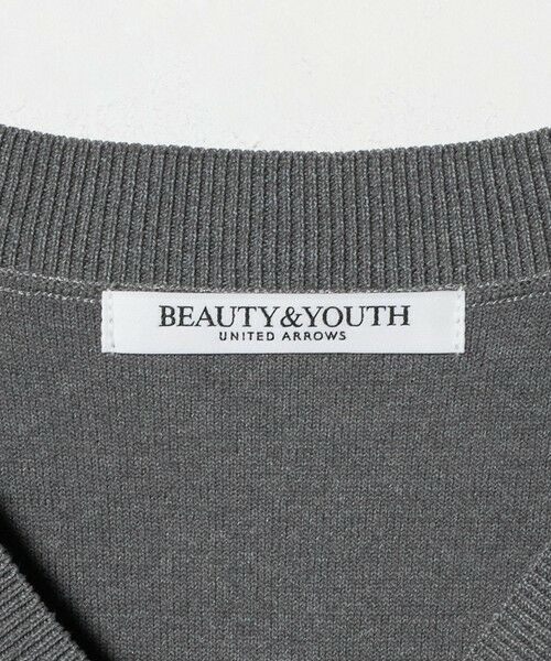BEAUTY&YOUTH UNITED ARROWS / ビューティー&ユース ユナイテッドアローズ ニット・セーター | コットンブレンド Vネックニットプルオーバー ウォッシャブル | 詳細9