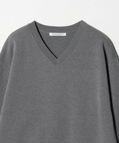 BEAUTY&YOUTH UNITED ARROWS / ビューティー&ユース ユナイテッドアローズ ニット・セーター | コットンブレンド Vネックニットプルオーバー ウォッシャブル | 詳細5