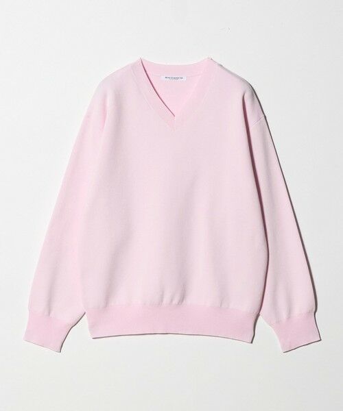 BEAUTY&YOUTH UNITED ARROWS / ビューティー&ユース ユナイテッドアローズ ニット・セーター | コットンブレンド Vネックニットプルオーバー ウォッシャブル（PINK）