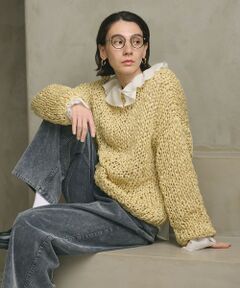 BEAUTY&YOUTH UNITED ARROWS / ビューティー&ユース ユナイテッドアローズ ニット・セーター | テープヤーン ローゲージ ニットプルオーバー