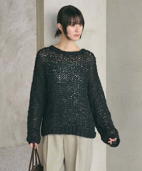 BEAUTY&YOUTH UNITED ARROWS / ビューティー&ユース ユナイテッドアローズ ニット・セーター | テープヤーン ローゲージ ニットプルオーバー | 詳細2